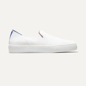 Rothy’s The Original Slip-On Sneaker in Bright White Sz 7